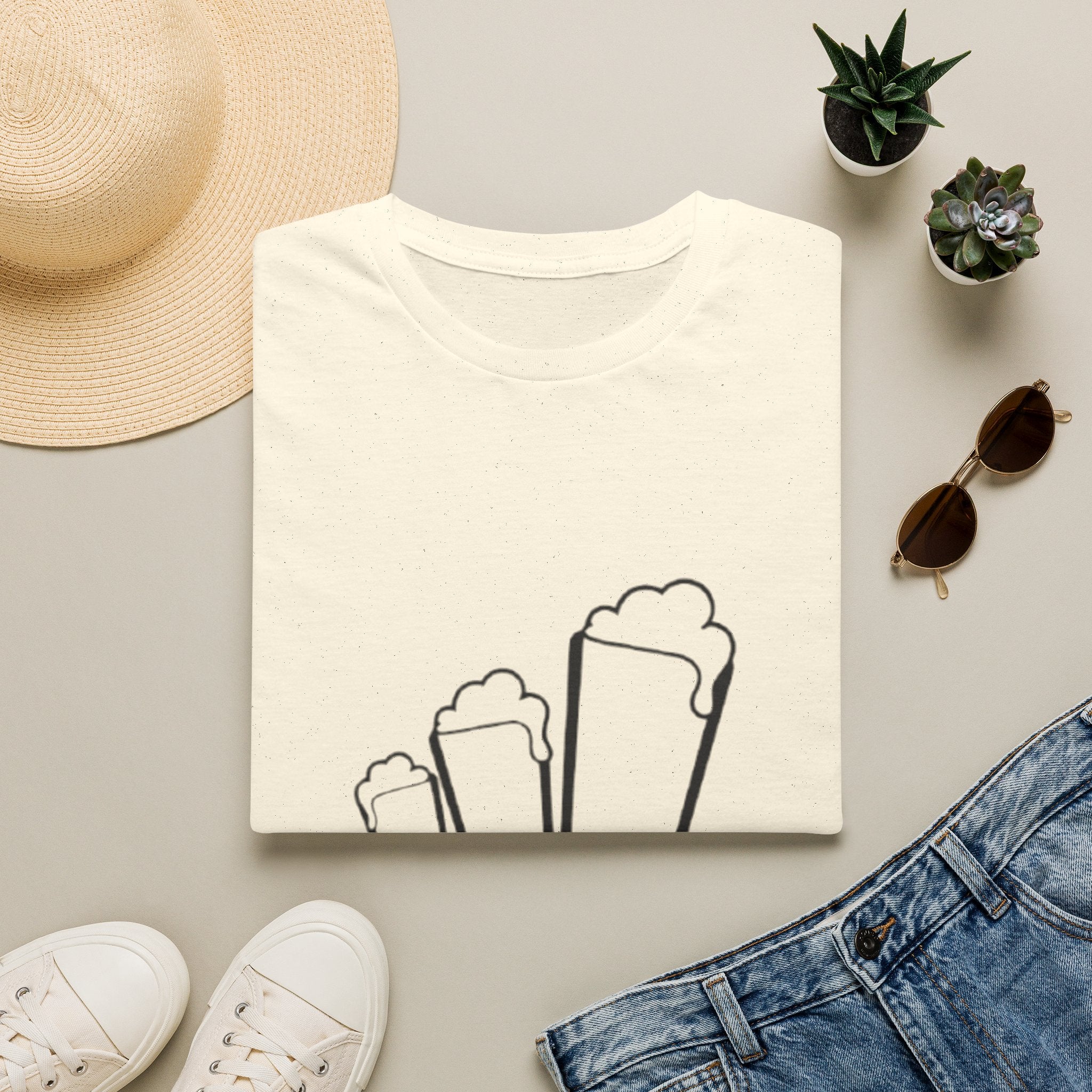 Футболка з принтом «Apivas» — Ukrainian Craft Beer T-Shirt, Minimal Streetwear