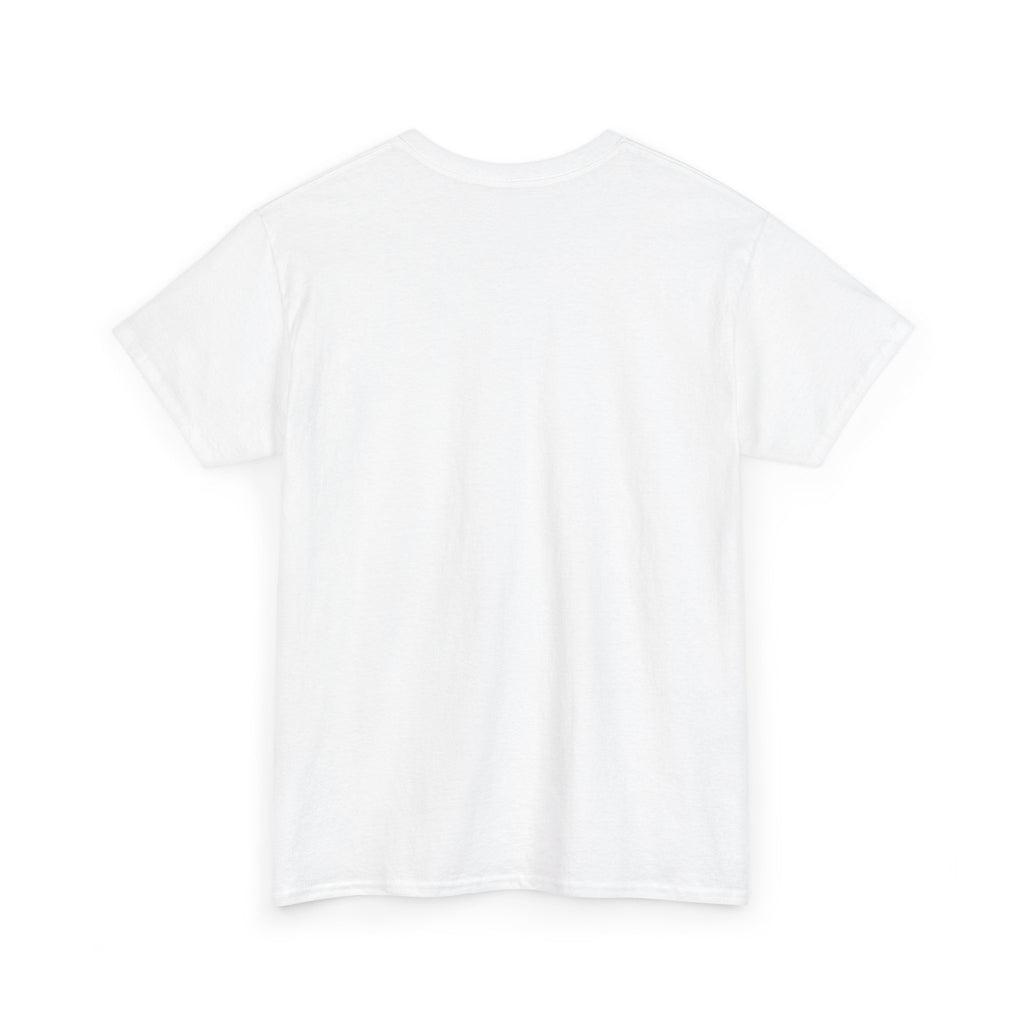 Minimalist Micro-Logo White T-Shirt — Subtle Tiny Script Chest Print